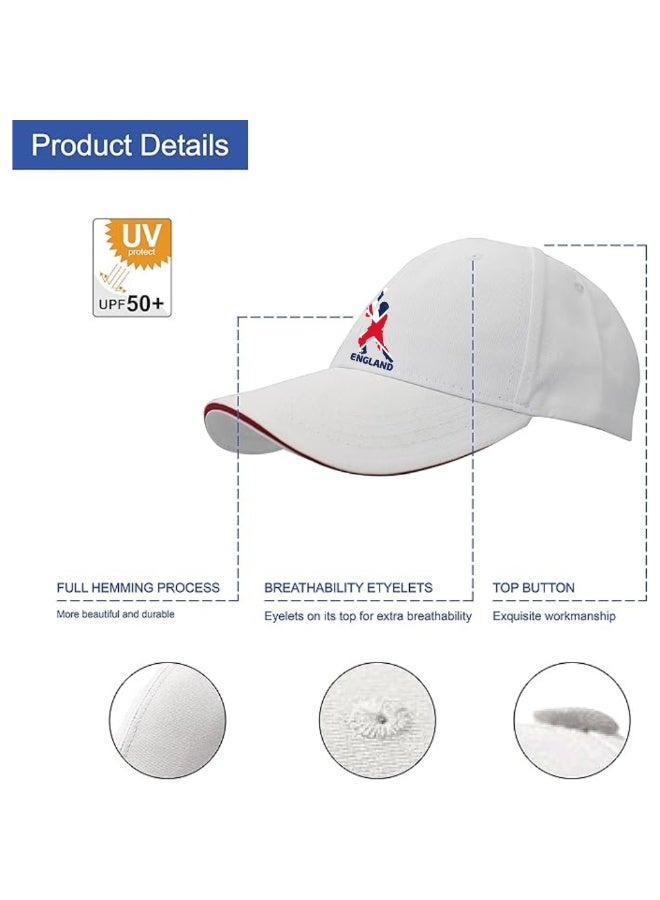 مجموعة مشجعي الرياضة في إنجلترا - عبوة مكونة من 3 قطع - قبعة وحقيبة برباط وعلم يدوي - مثالية للمباريات والمناسبات والاستخدام اليومي - مثالية لعشاق الرياضة - Image 5